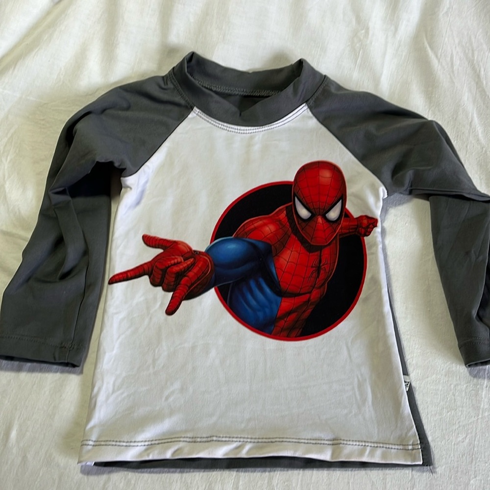 Spider-Man long sleeve rash guard size 4-5yr